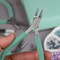 The Beadsmith Fashion Color Pliers – Slimline Color-Coordinated Tools – Matching Clutch in Beige – Jewelry Making Supply Kit to Create Necklaces, Bracelets, Earrings & More